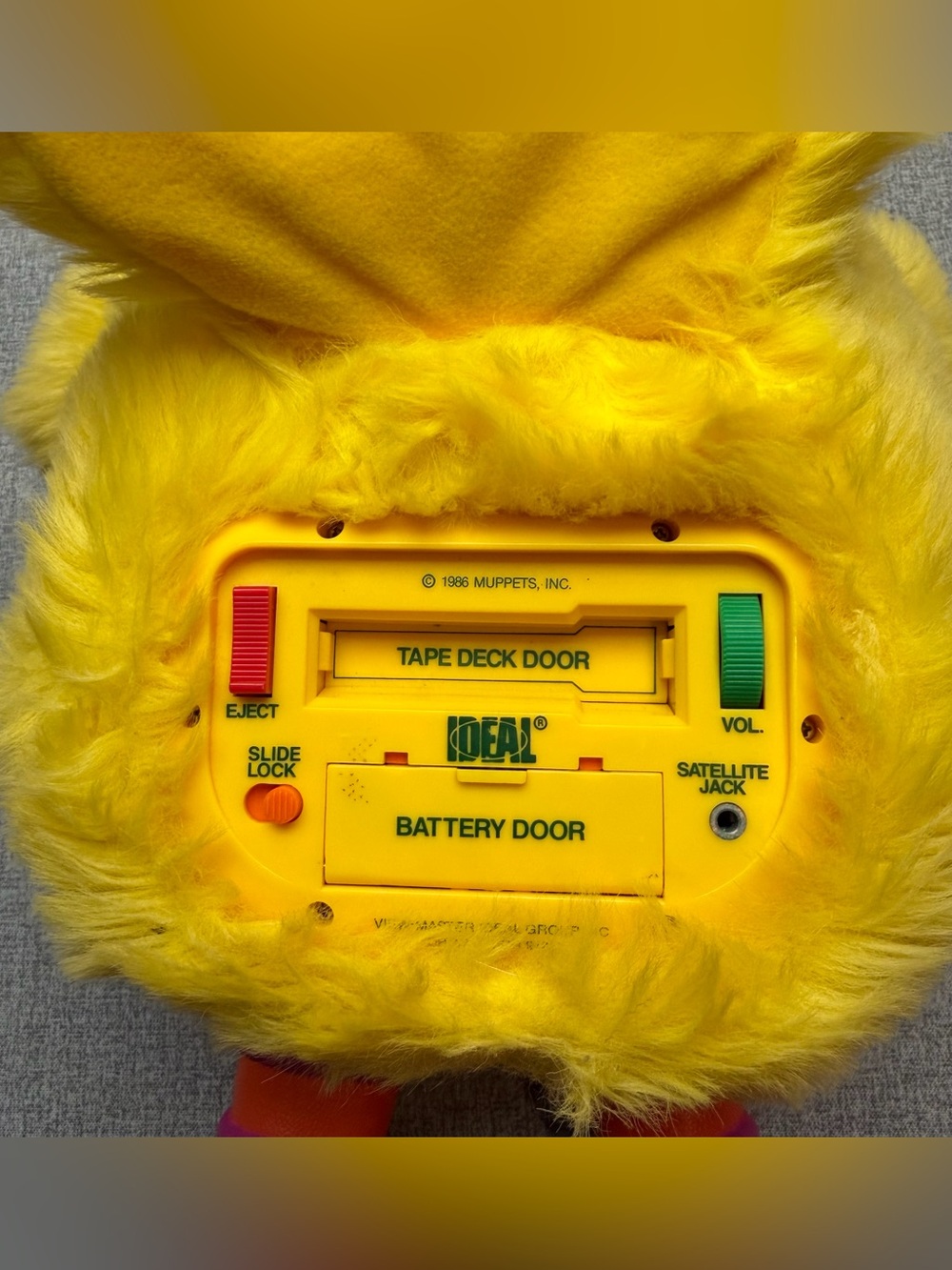 Vintage 1986 Ideal Big Bird Story Magic Talking Plush Untested As-Is - Picture 4 of 9